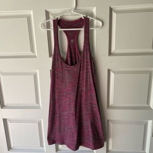 Reversible purple/pink Lululemon tank top